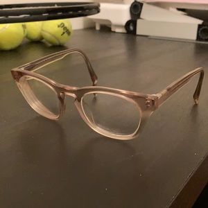 Caspar Warby Parker eyeglasses in Rose Water